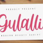 Gulalli Font Poster 1