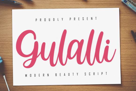 Gulalli Font Poster 1