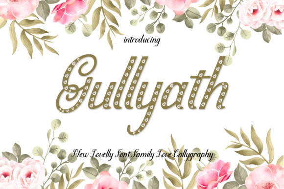 Gullyath Font Gullyath Font Poster 1