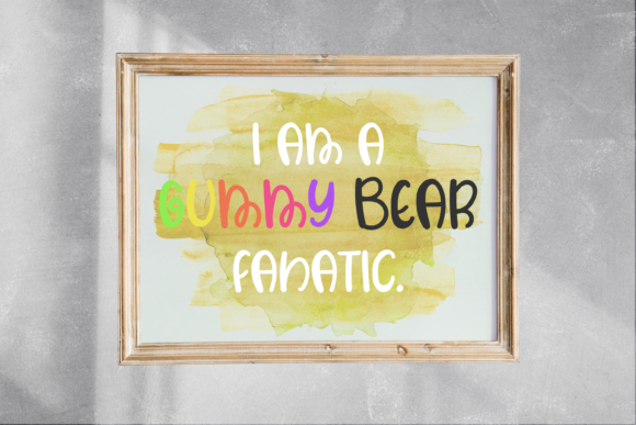 Gummy Bear Font Poster 5