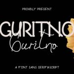 Guritno Font Poster 1