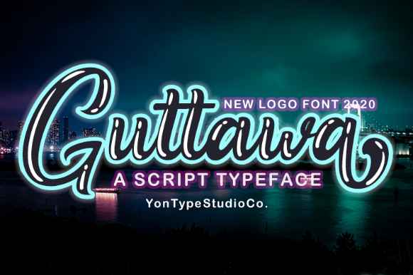 Guttawa Font Poster 1