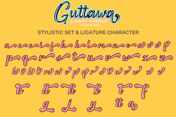 Guttawa Font Poster 16