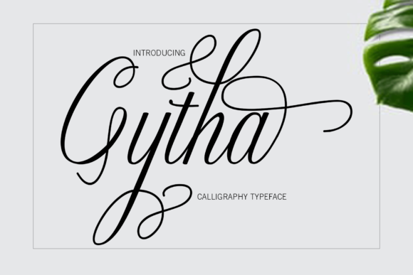 Gytha Font Poster 1