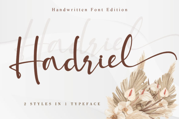 Hadriel Font Poster 1