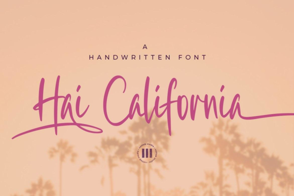 Hai California Font Poster 1