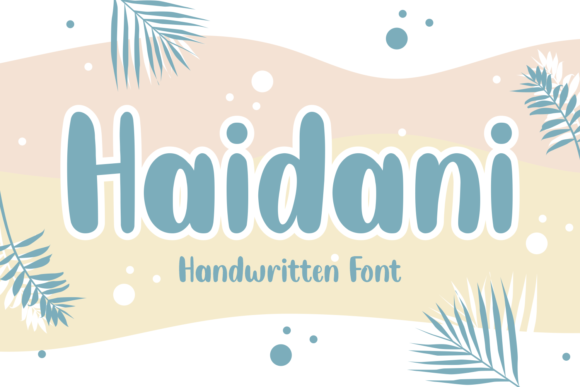 Haidani Font Poster 1