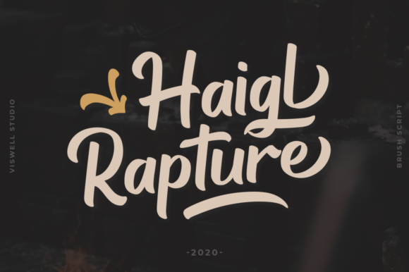Haigl Rapture Font Poster 1