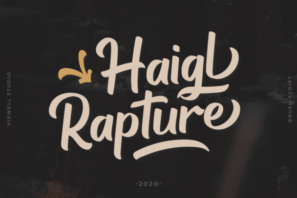 Haigl Rapture Font Haigl Rapture Font Poster 1