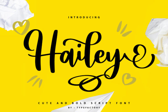 Hailey Font Poster 1