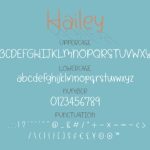 Hailey Font Poster 3