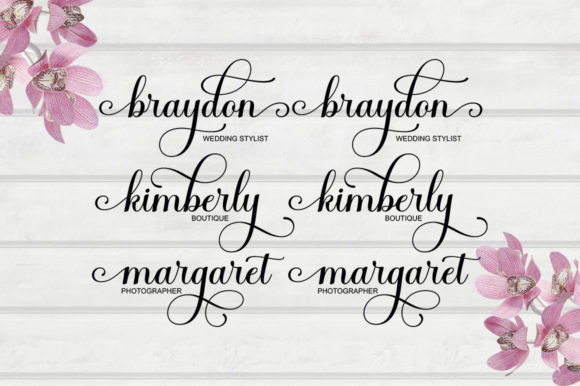 Haileyna Font Poster 2