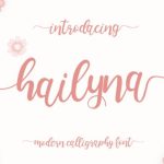 Hailyna Font Poster 1