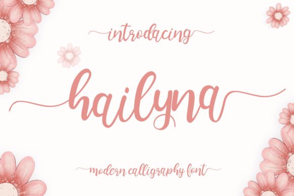 Hailyna Font Poster 1