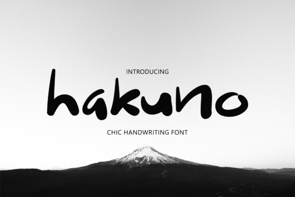 Hakuno Font Poster 1
