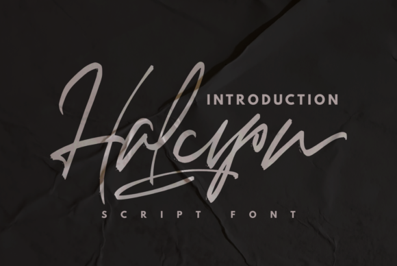 Halcyon Font Poster 1