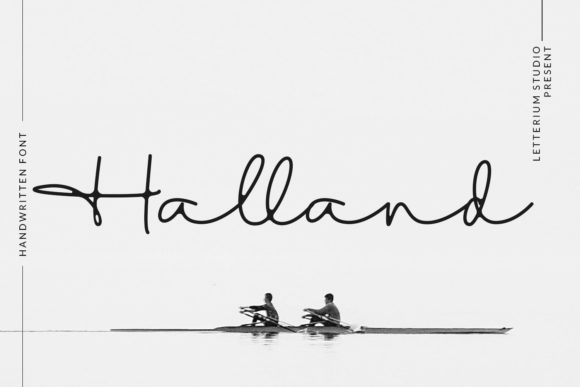 Halland Font Poster 1