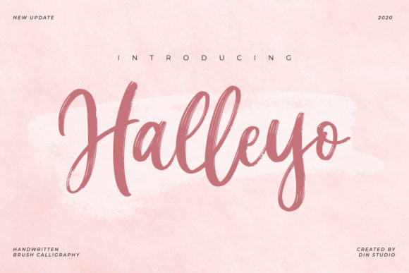 Halleyo Font Poster 1