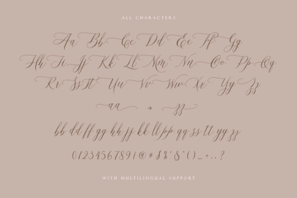 Hallmarks Font Poster 9