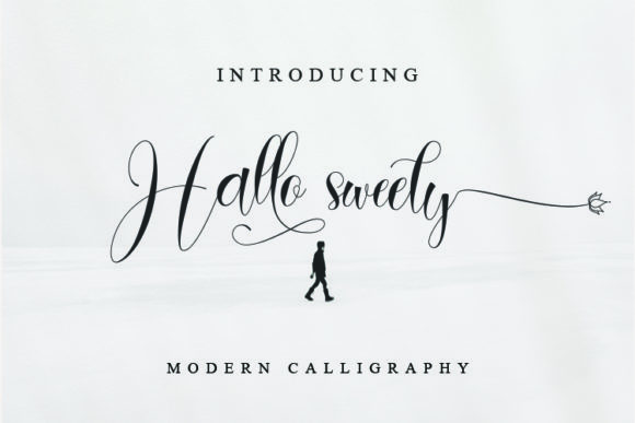 Hallo Sweety Font Poster 1