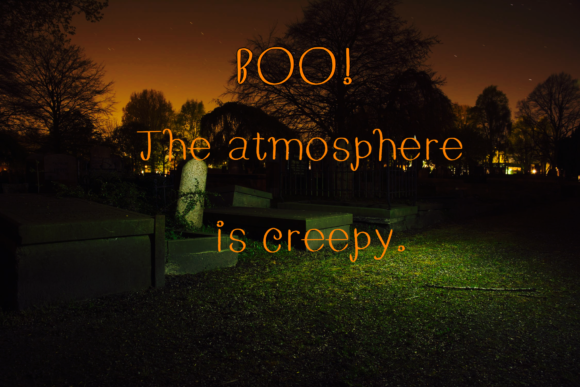 Halloween Font Poster 5