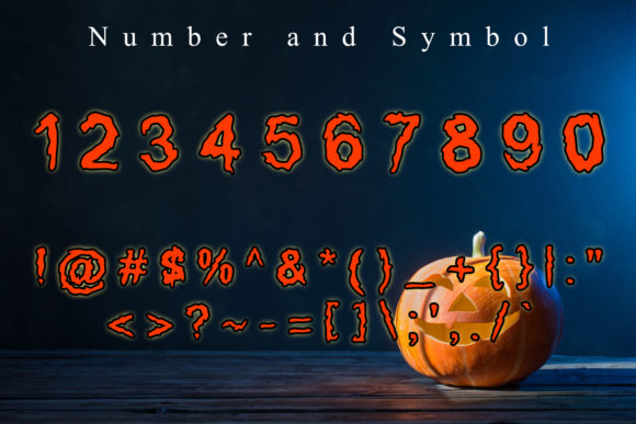 Halloween Before Christmas Font Poster 7