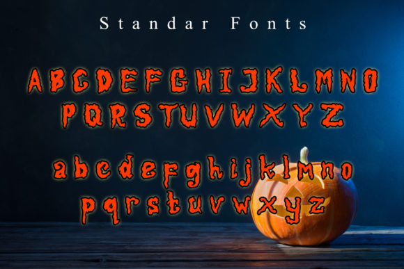 Halloween Before Christmas Font Poster 8