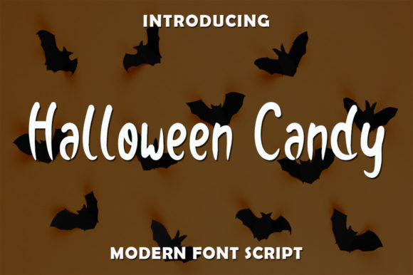 Halloween Candy Font Poster 1