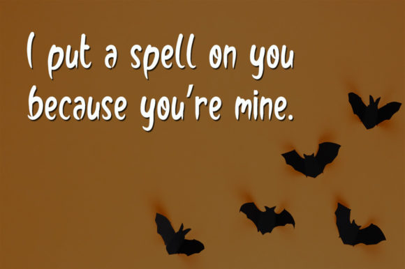 Halloween Candy Font Poster 2