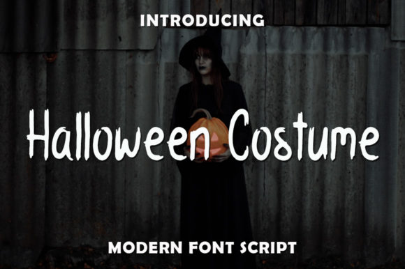 Halloween Costume Font Poster 1