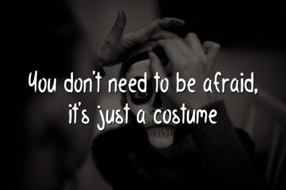 Halloween Costume Font Poster 4