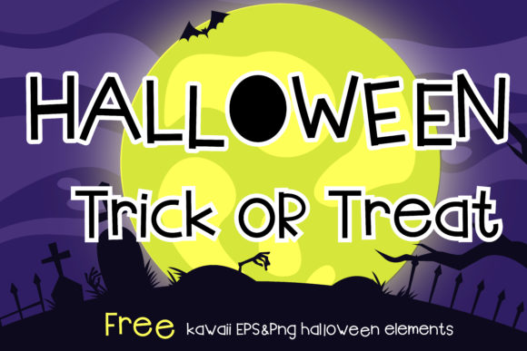 Halloween Party Font Poster 1