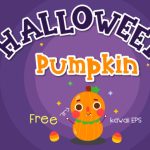 Halloween Pumpkin Font Poster 1