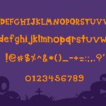 Halloween Pumpkin Font Poster 5