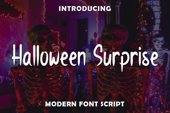 Halloween Surprise Font Poster 1