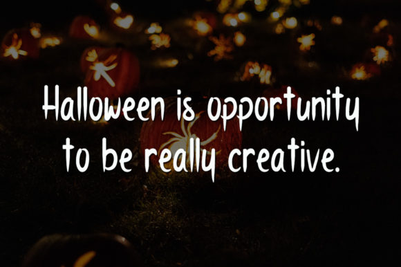 Halloween Surprise Font Poster 3