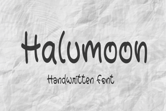 Halumoon Font Poster 1