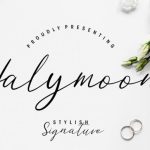 Halymoon Font Poster 1