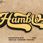 Hamble Font Poster 1