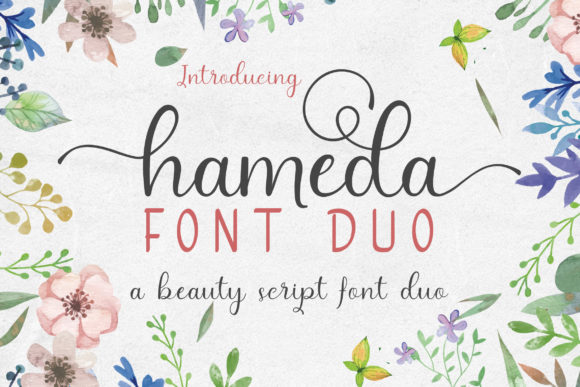 Hameda Font Poster 1