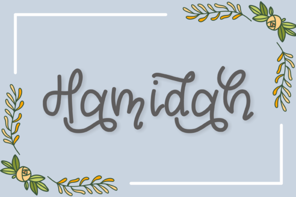 Hamidah Font Poster 1