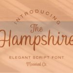 Hampshire Font Poster 1