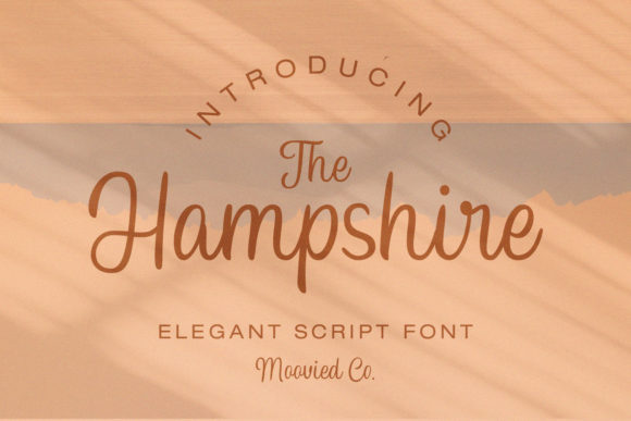 Hampshire Font Poster 1