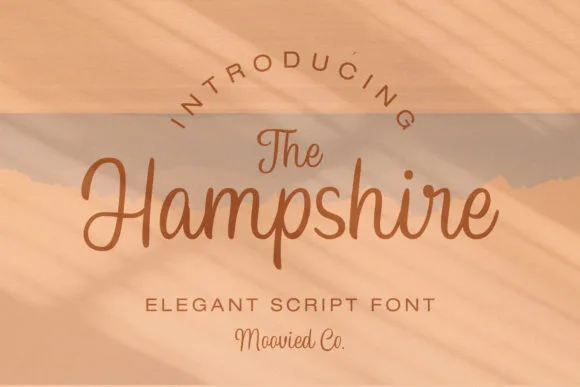 Hampshire Font Hampshire Font Poster 1