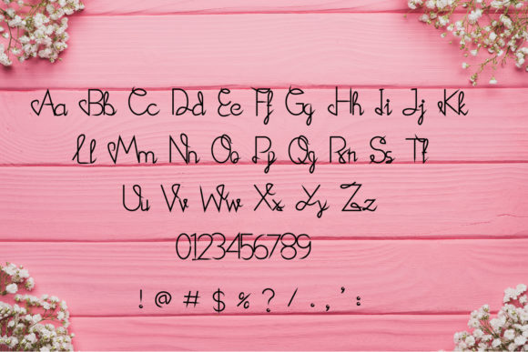 Hanasakanasira Font Poster 4