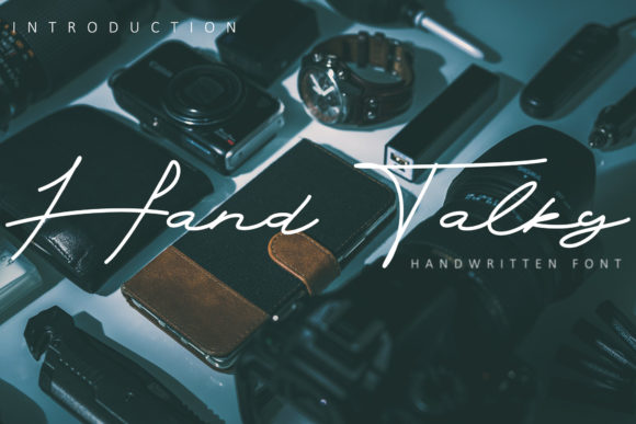 Hand Talky Font Poster 1