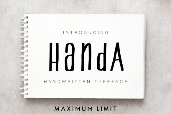 Handa Font Poster 1