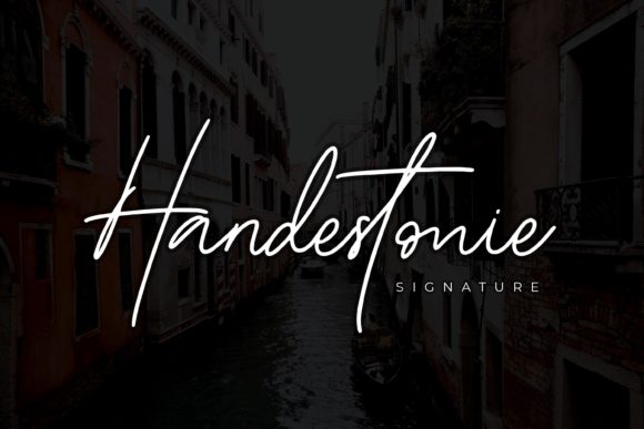 Handestonie Font Poster 1