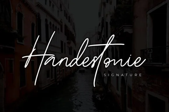 Handestonie Font Handestonie Font Poster 1