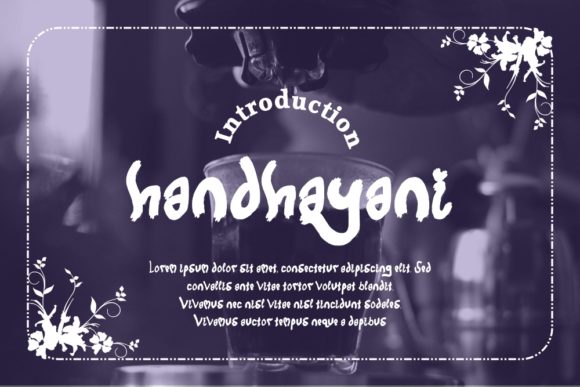 Handhayani Font Poster 1